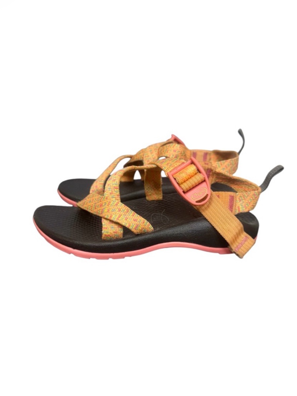 CHACO Z1 pink rainbow sandals girl’s shoes size 1